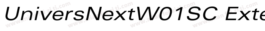 UniversNextW01SC Extended字体转换